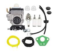 Clynex Kit de mise au point carburateur avec ligne filtre à carburant, for tremblement terre E43 E43CE E43WC Auger MC43 MC43E MC43CE MC43RCE D23 20 300486 Kit carburateur 2 temps