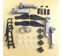 Clynex Kit de protection moteur à engrenages, bras fixation d'hélice pales, anneau, for drone quadricoptère SG-907 SG907 RC Bras de remplacement pour drone FPV(White)