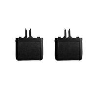 Clynex Kit de réparation clips sortie ventilation climatisation avant A/c, outils, accessoires automobiles, for Toyota, Prado 2010 - 2017 Grille de sortie d'aération de voiture(BLACK 1Pair)