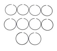 Clynex Kit de segments de Piston de tronçonneuse 10 pièces 50mm X 1.2mm, for Husqvarna 365 365XP 371 372 372XP 362 remplacement de tronçonneuse 11280343000