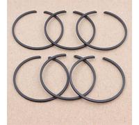 Clynex Kit de segments de Piston for débroussailleuse chinoise 1E34F CG260 BC260 26CC, 2 pièces, 34mm x 1.2mm, pièces de cylindre de tondeuse(6PCS)