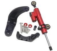 Clynex Kit de Support d'amortisseur stabilisation Direction réglable for Scooter électrique Dualtron, Thunder, 3 DT3, Accessoires supérieurs Amortisseur de Direction pour Scooter(Black 1)