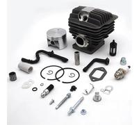 Clynex Kit de tendeur de tuyau de filtre à huile de carburant de piston de cylindre de 52 mm, for STIHL, pièces de rechange for tronçonneuse de jardin 046 MS460 MS 460 Cylindre-piston