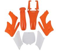 Clynex Kits de carénage couverture en plastique moto garde-boue, for siège Apollo 47 moteur 49cc 2 temps accessoires vélo poche for enfants Kit de carénage pour moto(Orange Plastic)