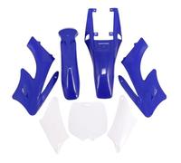 Clynex Kits de carénage couverture en plastique moto garde-boue, for siège Apollo 47 moteur 49cc 2 temps accessoires vélo poche for enfants Kit de carénage pour moto(Blue Plastic)