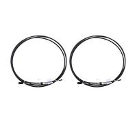 Clynex Lot de 2 câbles Changement d'accélérateur, câble boîtier Commande à Distance 8 Pieds, for Yamaha, Hors-Bord Pièces Marines