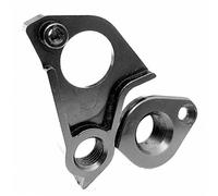 Clynex Lot de 2 pièces de vélo avec Pattes de dérailleur arrière, for TFSA, Cadre de vélo de Route en Carbone, engrenage OEM Sl7, Cintre RD Patte de dérailleur de vélo(Black QA000936P2)
