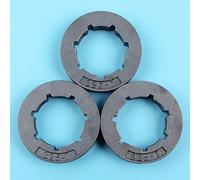 Clynex Lot de 3 pignons à 7 dents 325" 7T, petits cannelures, for tronçonneuse Husqvarna, 55 51 50 154 254 340 345 346XP 350 351 353 357 359 Pignon cannelé à jante fine pour tronçonneuse