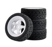 Clynex Lot de 4 éponges for pneus et Roues, for HPI, for Tamiya, 1/10 1:10 Touring Car RC 6030-8014 Pneus pour Voitures télécommandées(6030W-8014)