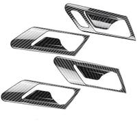 Clynex Moulures intérieures de voiture, pour VW, pour Golf 6 Mk6 2008-2013 Accessoires LHD/RHD Poignée porte en ABS, cadre bol couverture de cadre de poignée de porte de voiture(BLACK RHD)
