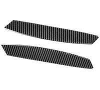 Clynex Moulures intérieures de voiture RHD/LHD, pour BMW Z4 E85 E86 2003-2008 autocollants en fibre carbone accessoires style poignées couverture de cadre de poignée de porte de voiture(Schwarz)