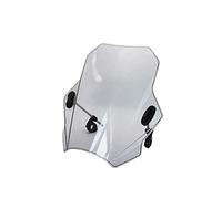 Clynex Pare-Brise de Moto, Pare-Brise, lentille fumée, déflecteur, for Yamaha, FZ1, FZ6, FZ8, XJ6 Pare-Brise Avant pour Moto(Light Grey)