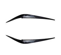 Clynex Paupière de sourcils de phare maléfique de voiture brillante ABS, for BMW X3 G01 X4 G02 20i 25d 25i 30d 30i 35i 45e M40i 2017-2022 autocollant 3D Film teinté pour phares(Carbon Look)