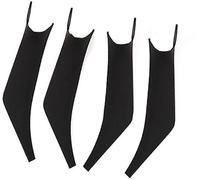 Clynex Poignée de porte intérieure voiture 4 pièces poignées noires couvercle traction panneau, pour BMW, pour X3, pour X4 G01 G02 2018 2019 2020 couverture de cadre de poignée de porte de voiture
