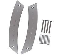Clynex Poignée de porte intérieure voiture, poignées traction, couvercle protection remplacement, pour Vw, pour Beetle 1998 - 2010 couverture de cadre de poignée de porte de voiture(Silver)
