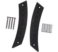Clynex Poignée de porte intérieure voiture, poignées traction, couvercle protection remplacement, pour Vw, pour Beetle 1998 - 2010 couverture de cadre de poignée de porte de voiture(Schwarz)