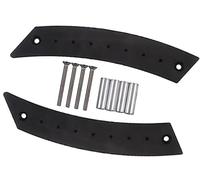 Clynex Poignée de porte intérieure voiture, poignées traction, couvercle protection remplacement, pour Vw, pour Beetle 1998 - 2010 couverture de cadre de poignée de porte de voiture(Schwarz)