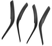 Clynex Poignée de porte intérieure voiture, pour BMW, pour X1 E84 2010 2011 2012 2013 2014 2015 2016, accessoires revêtement d'habillage couverture de cadre de poignée de porte de voiture(BLACK 4pcs)