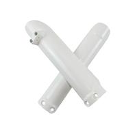 Clynex Protection de fourche avant motocross, protection d'amortisseur, cadre, for Husqvarna, TE TX FC FE TC 125 150 250 300 350 450 501 Fourche avant de moto(White)
