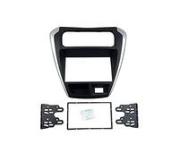 Clynex Radio DVD stéréo CD Panneau Tableau de Bord Installation Kit d’Outils for Habillage Cadre Facial Lunette Double Din Fascia 2014, for Suzuki, Alto 800 Garniture de Tableau de Bord d'autoradio