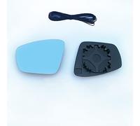 Clynex Rétroviseur latéral en verre bleu, for VW, for POLO, 2002-2020, rétroviseur de porte anti-éblouissement à grand angle vue cinq générations Verre de rétroviseur latéral(14-18 heated)