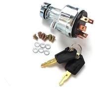 Clynex Serrure de contact pour véhicule Interrupteurs à bouton-poussoir de voiture, 1 pièce, 6 fiches, interrupteur d'allumage avec 2 clés 7Y-3918, pour Cat E320B 320B
