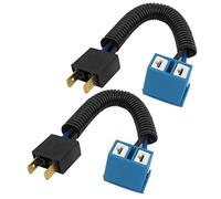 Clynex sourcingmap 2Pcs DC 12V H7 Phare ABS Prise Connecteur Universel, for Auto Support de phare