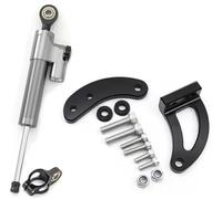 Clynex Support d'amortisseur de Direction en Carbone for Scooter électrique KAABO, Mantis King GT, Kit Montage, Amortisseur Amortisseur de Direction pour Scooter(Black B4)