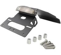 Clynex Support de Plaque d'immatriculation de Moto Kit d'éliminateur de Garde-Boue arrière Moto, Support Plaque d'immatriculation, lumière, pour Scl500 2023 2024(Gray Without Tail)