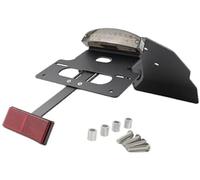 Clynex Support de Plaque d'immatriculation de Moto Kit d'éliminateur de Garde-Boue arrière Moto, Support Plaque d'immatriculation, lumière, pour Scl500 2023 2024(Gray with Reflector)