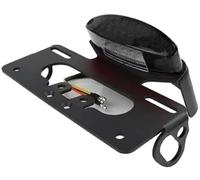 Clynex Support de Plaque d'immatriculation de Moto Kit d'éliminateur de Garde-Boue arrière Support Cadre Plaque d'immatriculation Moto, pour Cmx500 Rebel 2017 2018 2019(Schwarz)