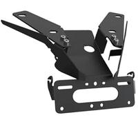 Clynex Support de Plaque d'immatriculation de Moto Kit d'élimination de Garde-Boue arrière, Support Plaque d'immatriculation, pour X-ADV750 Xadv 750 2021 2022 2023 2024 2025(Black NO Light Black 2)