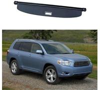 Clynex Support latéral de Coffre de Voiture Bouclier d'ombre de Bagage Couverture Coffre rétractable, pour Toyota, pour Highlander 2008-2013