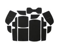 Clynex Tapis Anti-poussière en Caoutchouc for, for Accord, LX MK10 2018~2022 2019 2020 2021, rainure de Porte, Fente de Porte, Accessoire de Voiture Tapis antidérapant(Schwarz)