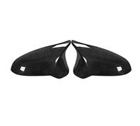 Clynex Une paire de couvercles rétroviseurs latéraux porte voiture en fibre carbone véritable, remplacement capuchon rétroviseur, for, F80 M3 F82 M4 2015-2018 Housse de rétroviseur de voiture