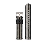 CLywdp Bracelets de montre en toile et nylon 18/20/22/24 mm, simples et polyvalents, interchangeables,20 mm