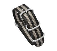 CLywdp Bracelets de montre en toile nylon 20/22 mm, simples et polyvalents, interchangeables,20 mm