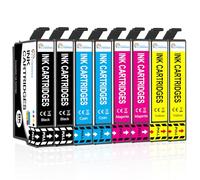 Clywenss Compatibles Cartouches d'encre pour Epson Workforce Pro WF-3825 WF-3820 WF-4820 WF-4825 WF-4830 WF-7310 WF-7830 WF-7840 WF-3825DWF WF-3820DWF WF-4820DWF (2 Noir, 2 Cyan, 2 Magenta, 2 Jaune)