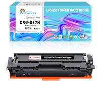 CLYWENSS CRG-067H 067H 067 Noir Cartouche de Toner (Avec Chip) Compatible pour Canon i-SENSYS MF655Cdw MF657Cdw LBP631Cw LBP633Cdw MF651Cw MF655Cw MF657Cw MF655 MF657 MF651 LBP631 Imprimante, Lot de 1