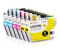 Clywenss LC3219XL Cartouches d'encre Colore Compatible avec Brother LC3219XL LC-3219XL LC-3219 LC3217 pour MFC-J5330DW MFC-J5335DW MFC-J5730DW MFC-J5930DW MFC-J6530DW MFC-J6930DW MFC-J6935DW, 6-Pack