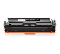Clywenss Lot de 1 cartouche de toner noire 207A (avec puce) compatible avec HP 207A W2210A 207X W2210X pour imprimante Color LaserJet Pro MFP M283fdw M255dw M255nw M282nw M283 M282 M255
