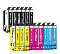 Clywenss Lot de 15 cartouches d'encre 603XL pour Epson 603 XL pour Expression Home XP-2100 XP-2105 XP-3100 XP-3105 XP-4100 XP-4105 Workforce WF-2810 WF-2830 WF-2835 WF-2850