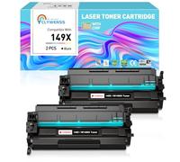 Clywenss Lot de 2 toners 149X avec puce compatibles avec HP 149X W1490X 149A W1490A W1490A pour Laserjet Pro 4002dn 4002dw MFP 4101fdn 4101fdw 4102dw 4102fdn 4102fdw 9,500 Pages par noir