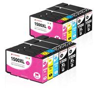 CLYWENSS PGI-1500XL Cartouches d'encre Compatibles avec Canon 1500 XL PGI1500 Multipack pour Maxify MB2750 MB2150 MB2755 MB2000 MB2050 MB2155 MB2300 MB2350, Lot de 10 (4 Noir 2 Cyan 2 Magenta 2 Jaune)