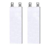 Clyxgs Lot de 2 blocs de refroidissement en aluminium pour plaque d'eau froide liquide dissipateur de chaleur refroidi par l'eau