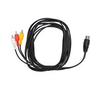 CLZothique Câble mâle DIN 8 broches vers 3 mâles, adaptateur DIN vers, adaptateur audio de pour équipements stéréo et instruments de musique, offrant une transmission du signal