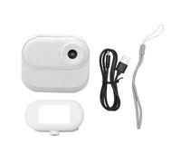 CLZothique Caméra de Poche avec écran Couleur IPS de 0,96 Pouce, caméra à Main pour Enfants et Animaux de Compagnie, vlogging et Cyclisme, caméra vidéo compacte et Portable 1080P HD (Blanche)