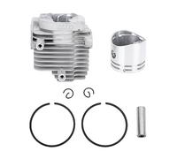 CLZothique Kit de Piston de Cylindre de 32,2 mm pour débroussailleuse GT22 GES SRM22, kit de Remplacement de l'ensemble Piston de Cylindre en Alliage d'aluminium pour Une Meilleure performanc