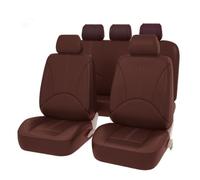 CLZXCV Housse Siege Voiture Cuir pour Megane 2 3 2008-2019, ImperméAble Nonslip Voiture Ensembles de Housses Siège Respirante Housses Couvre Sieges,3 Coffee