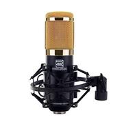 CM-100BG Micro à Grosse Membrane de Studio incl. suspension & Protection Anti-Vent, noir